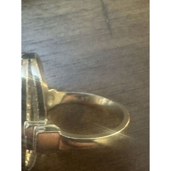 995 Pure Platinum Diamond & Fancy Blue Diamond Statement Ring Size 6.5 12.3 Gr - Picture 13 of 16